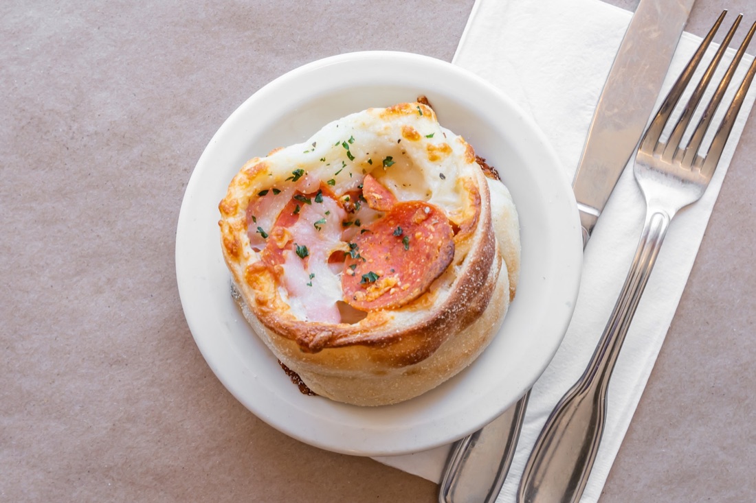 Pepperoni and cheese pinwheel from Gigi's